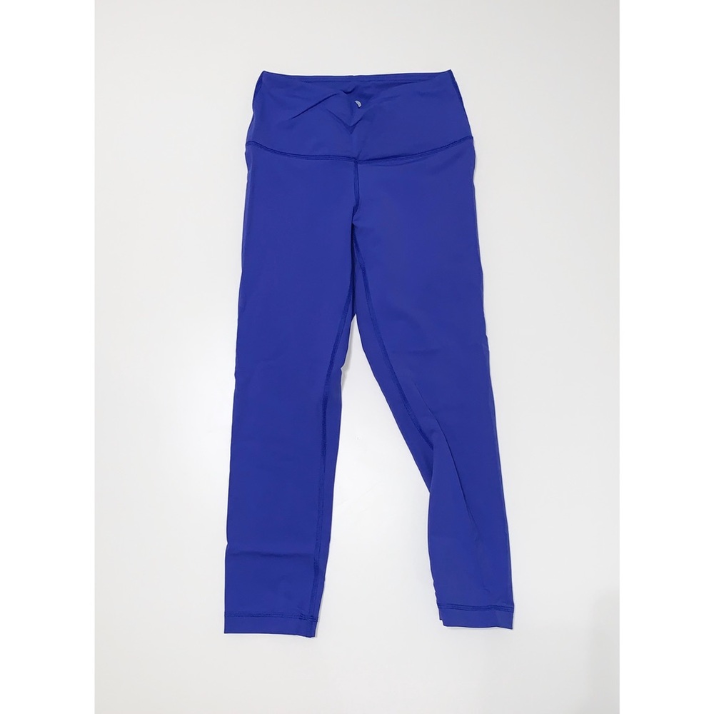 High-Waisted Royal Blue Work Out Spandex Tights